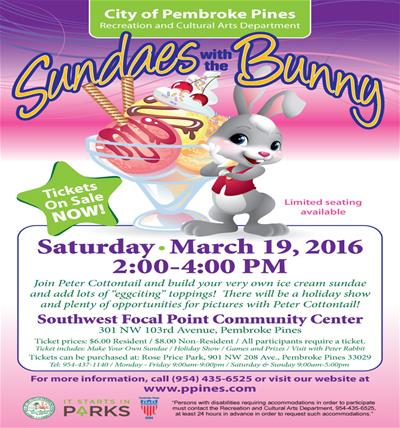 Sundaes with the Bunny